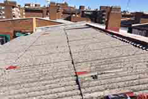 Cubierta de Uralita